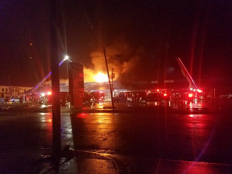 Lake Station fire